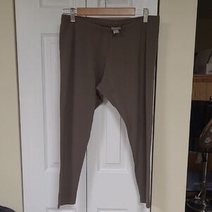 J Jill Taupe Ankle Stretch Pants Soft Stretchy Athleisurewear Petite Size L